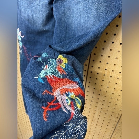 Free People Embroidered Skinny Jeans - Picture 4 of 6
